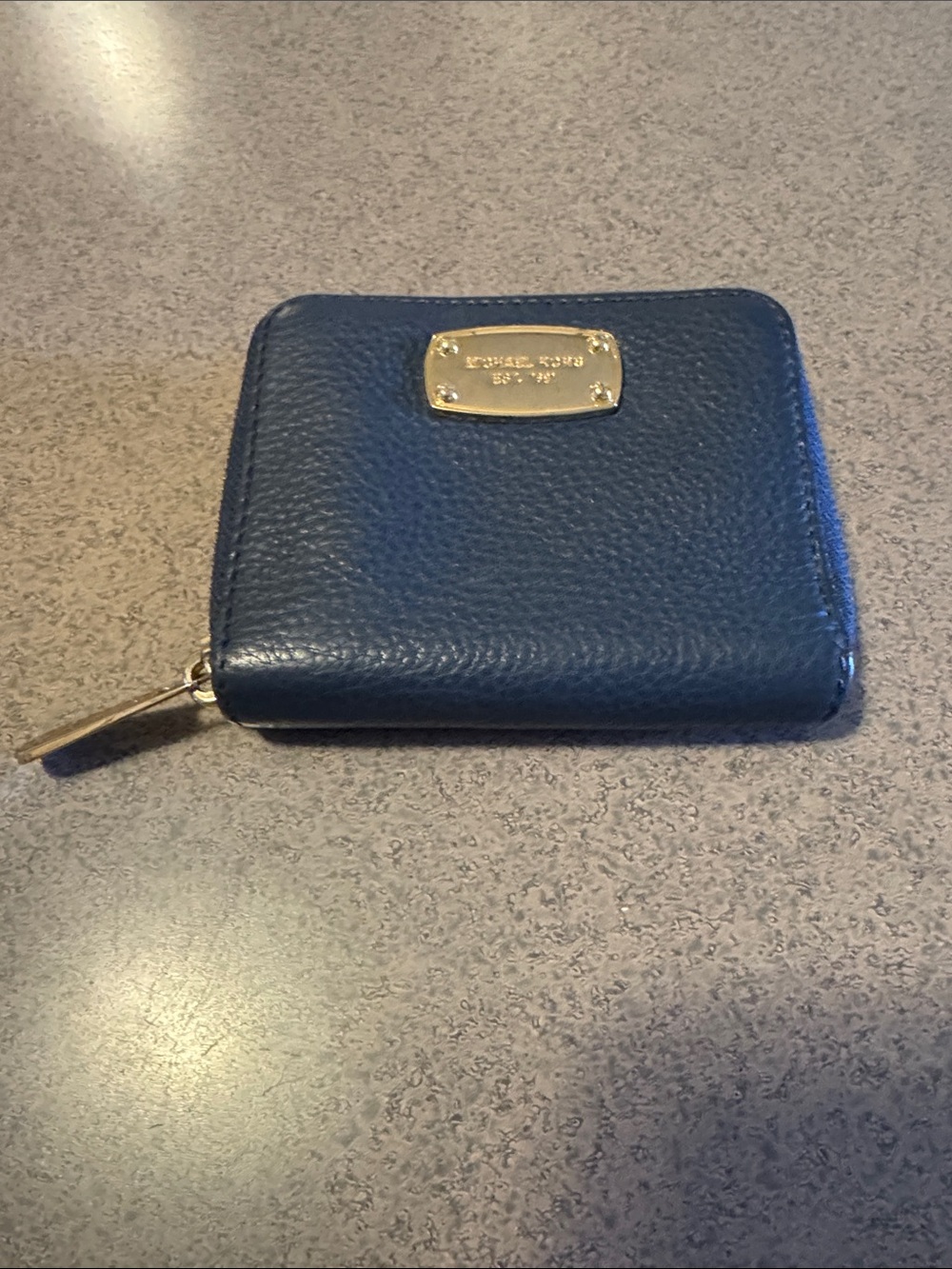 Michael Kors Black Zip-Around Wallet